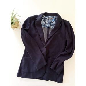 J. McLaughlin Wool Blend Sweater Blazer